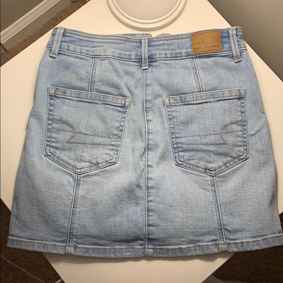 American Eagle denim button up jean skirt - Picture 4 of 5